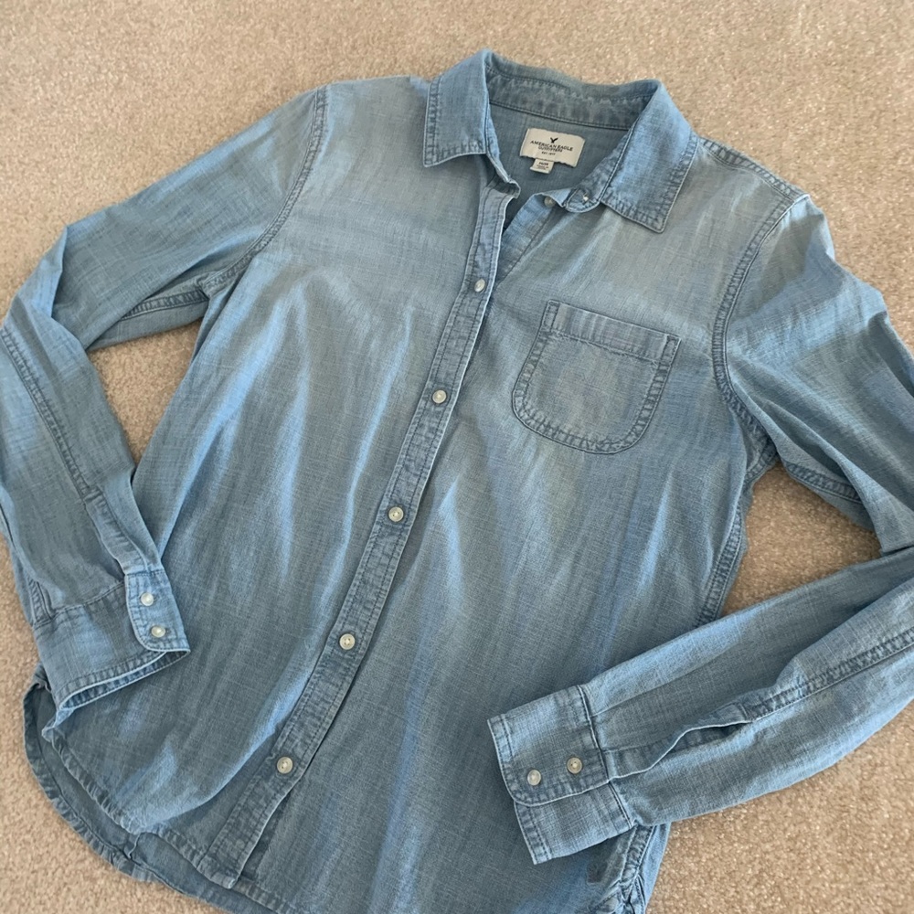 American Eagle Chambray Shirt